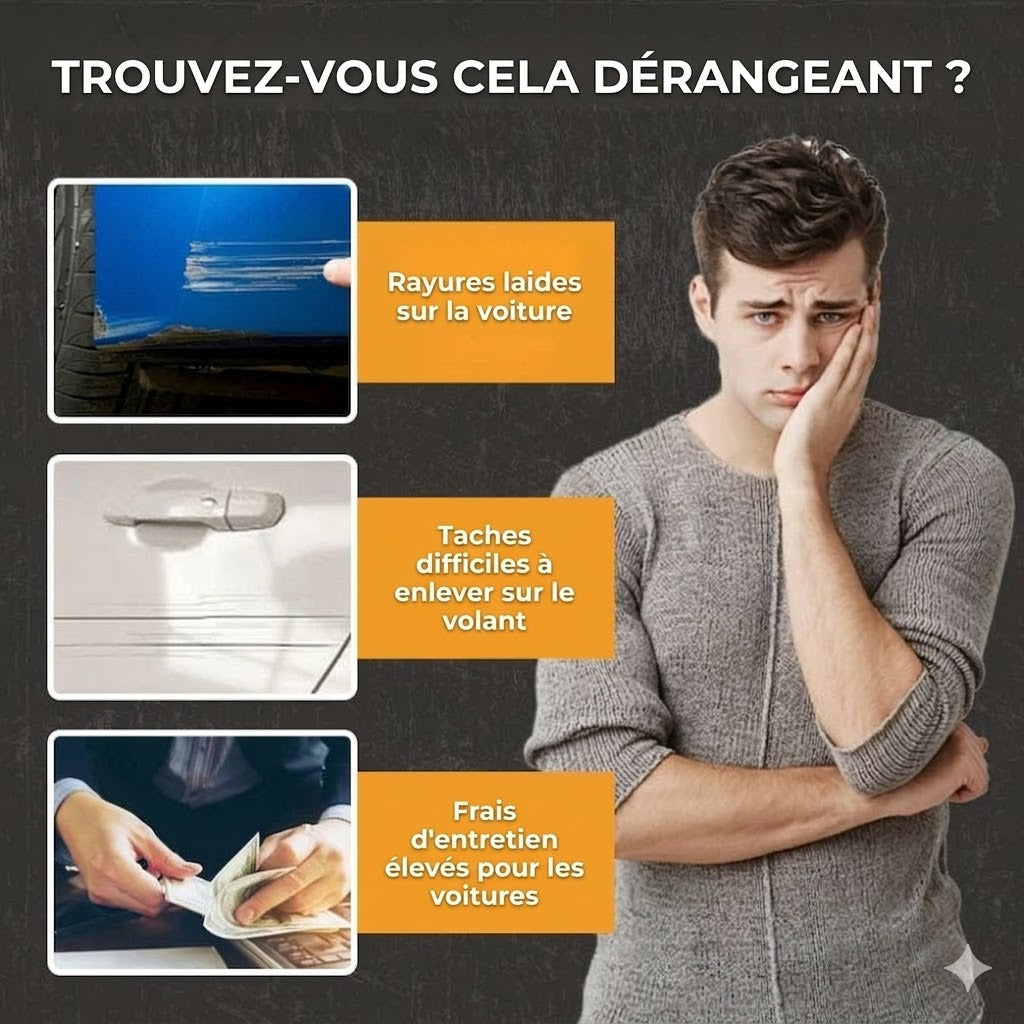 Efface-rayures professionnel pour voiture