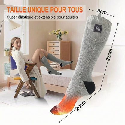 Chaussettes Chauffantes Rechargeables