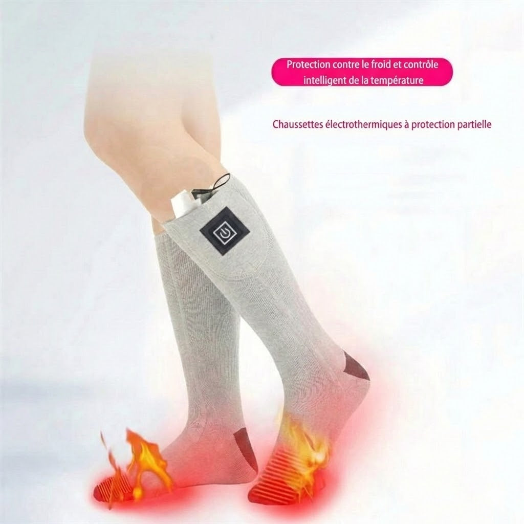 Chaussettes Chauffantes Rechargeables