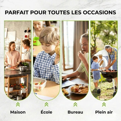 [Lot de 30] Sachets de rangement refermables en aluminium réutilisables