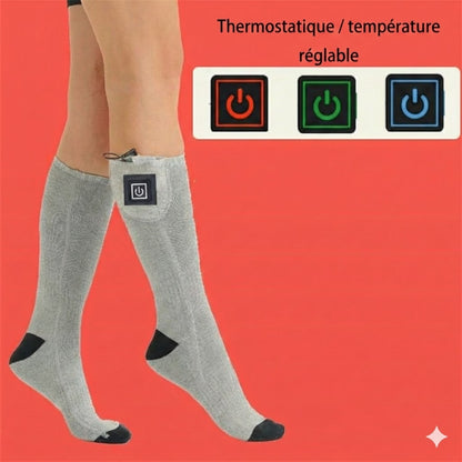 Chaussettes Chauffantes Rechargeables
