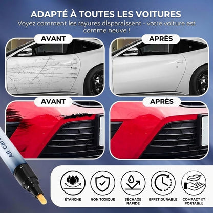 Efface-Rayures Voiture - Stylo de Retouche Universel