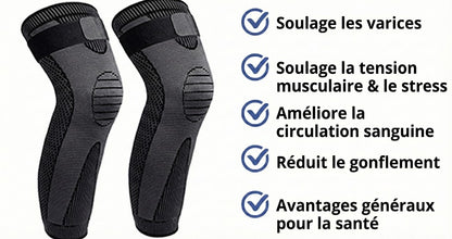 Genouillère auto-chauffante (Lot de 2)