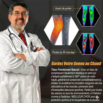 Genouillère auto-chauffante (Lot de 2)