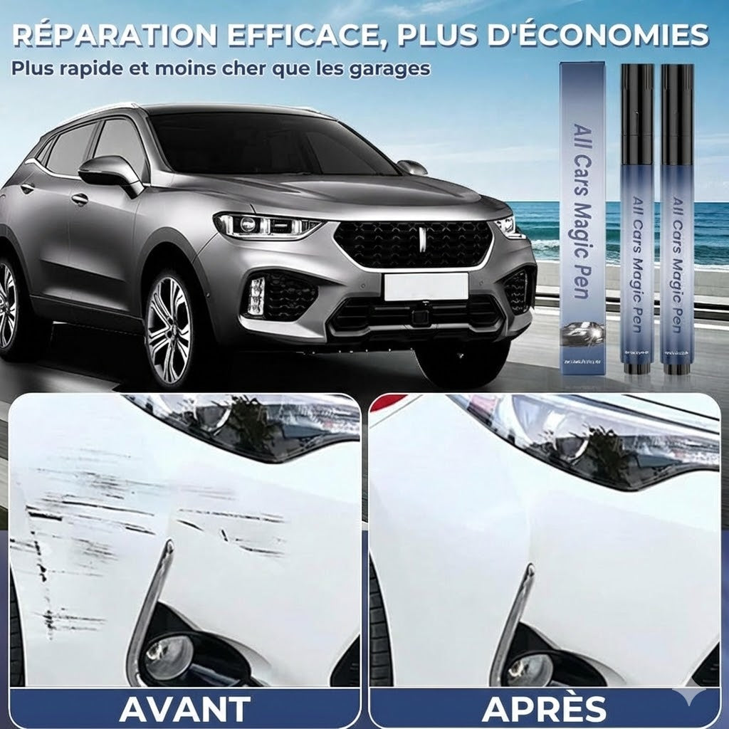 Efface-Rayures Voiture - Stylo de Retouche Universel
