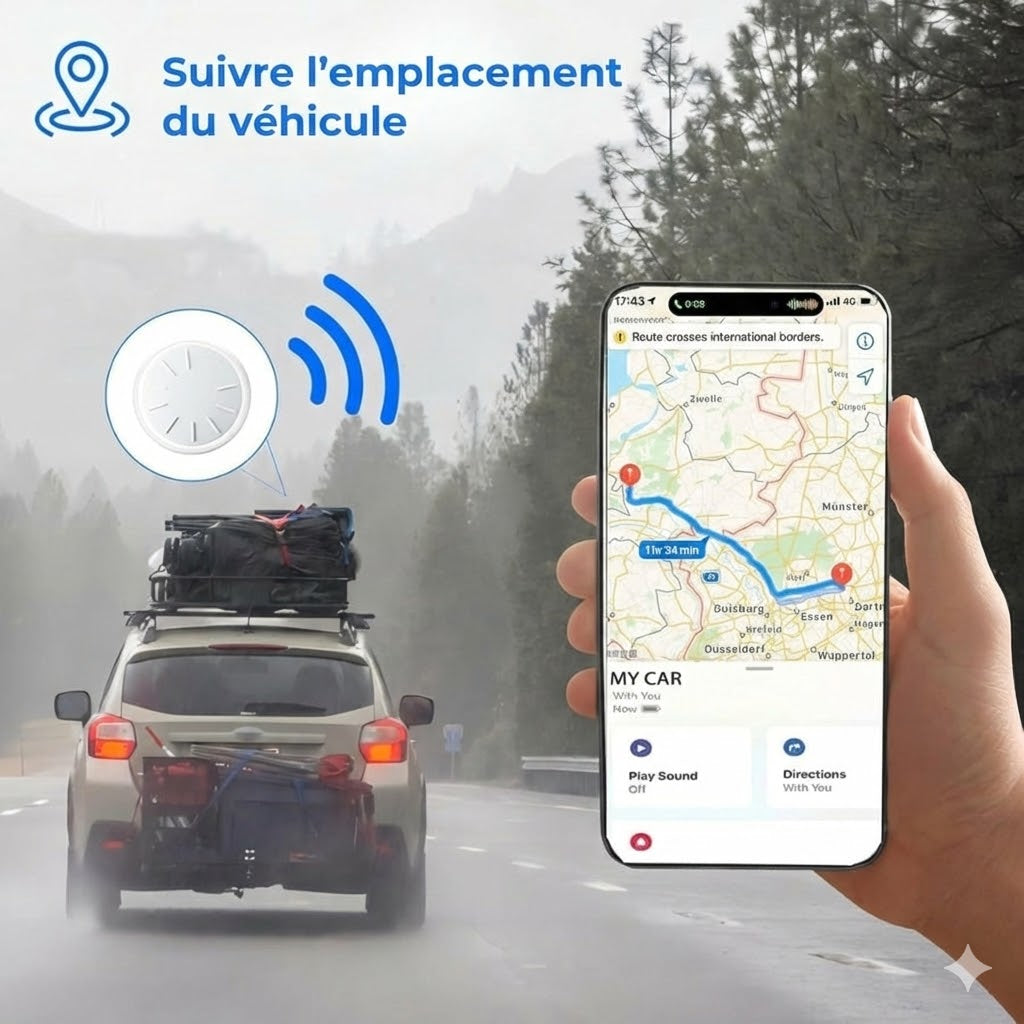 Traceur GPS Magnétique pour Voiture