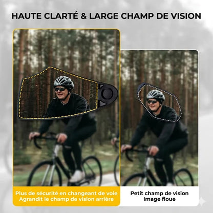 Rétroviseur de guidon de vélo réglable - Vue à 360 degrés