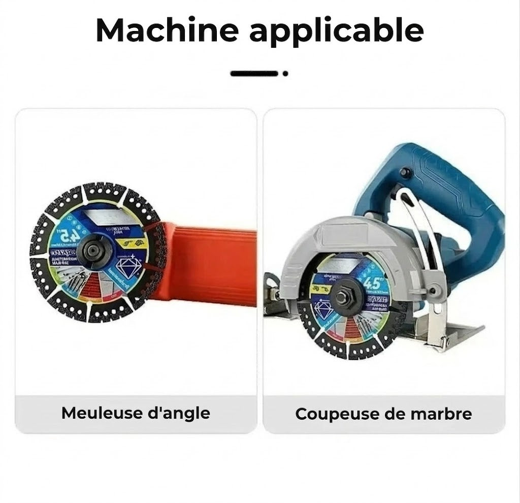 [Lot de 4] Disques diamantés universels