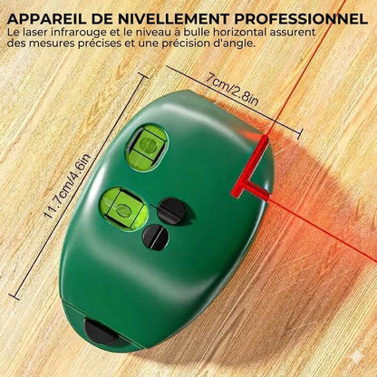 Niveau laser en croix compact auto-nivelant