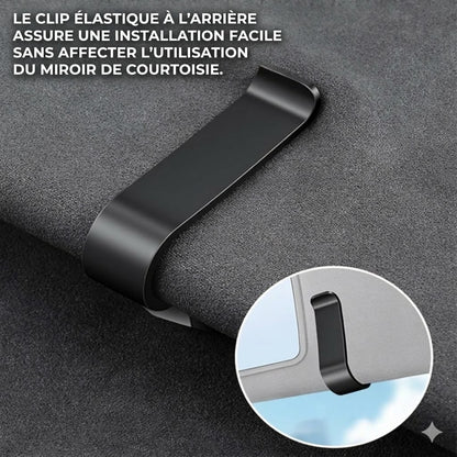 Support de lunettes magnétique de luxe pour voiture