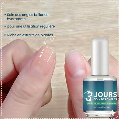 Huile à Ongles Séchage Rapide – Finition Haute Brillance – Huile Nourrissante Cuticules – Qualité Salon
