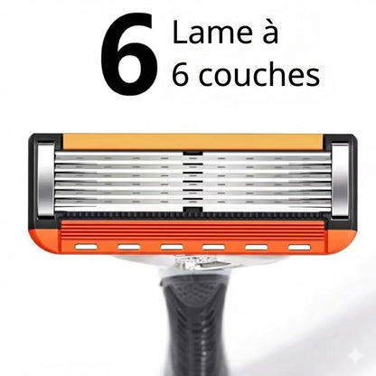 ProShave 6 - Pack Économique de 24/48 Lames de Rasoir - Système à 6 Lames (Recharges)