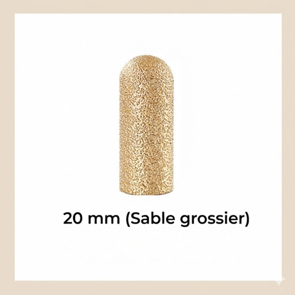 Tête de meulage diamantée M10 – forme boule ronde