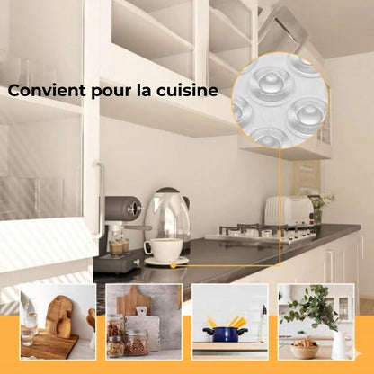 Protecteurs de meubles en silicone transparent (24 pcs)