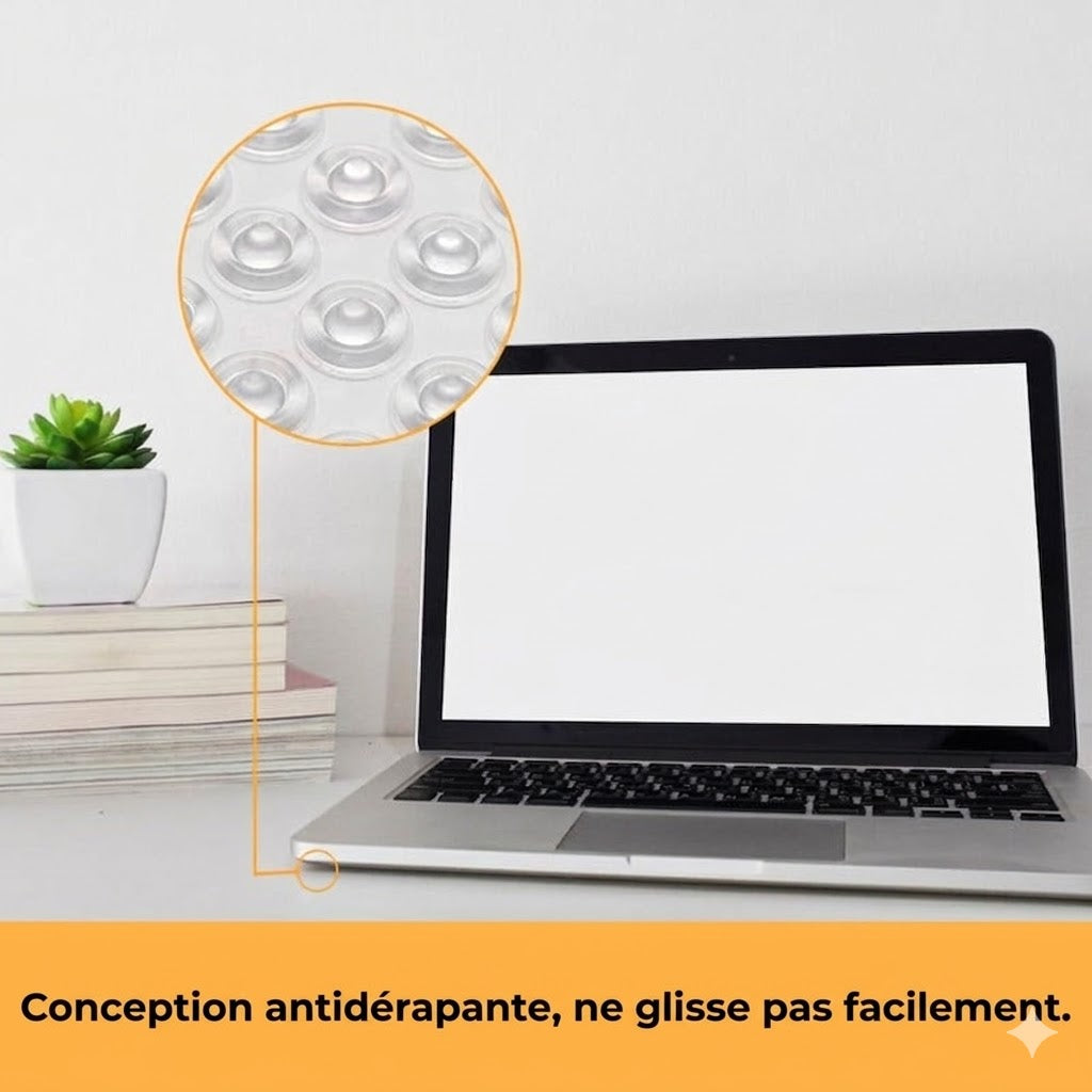 Protecteurs de meubles en silicone transparent (24 pcs)