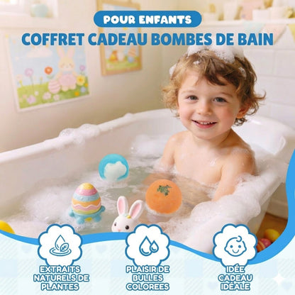 [Lot de 12] Bombes de bain magiques avec surprise - Jouets d'animaux marins à l'intérieur