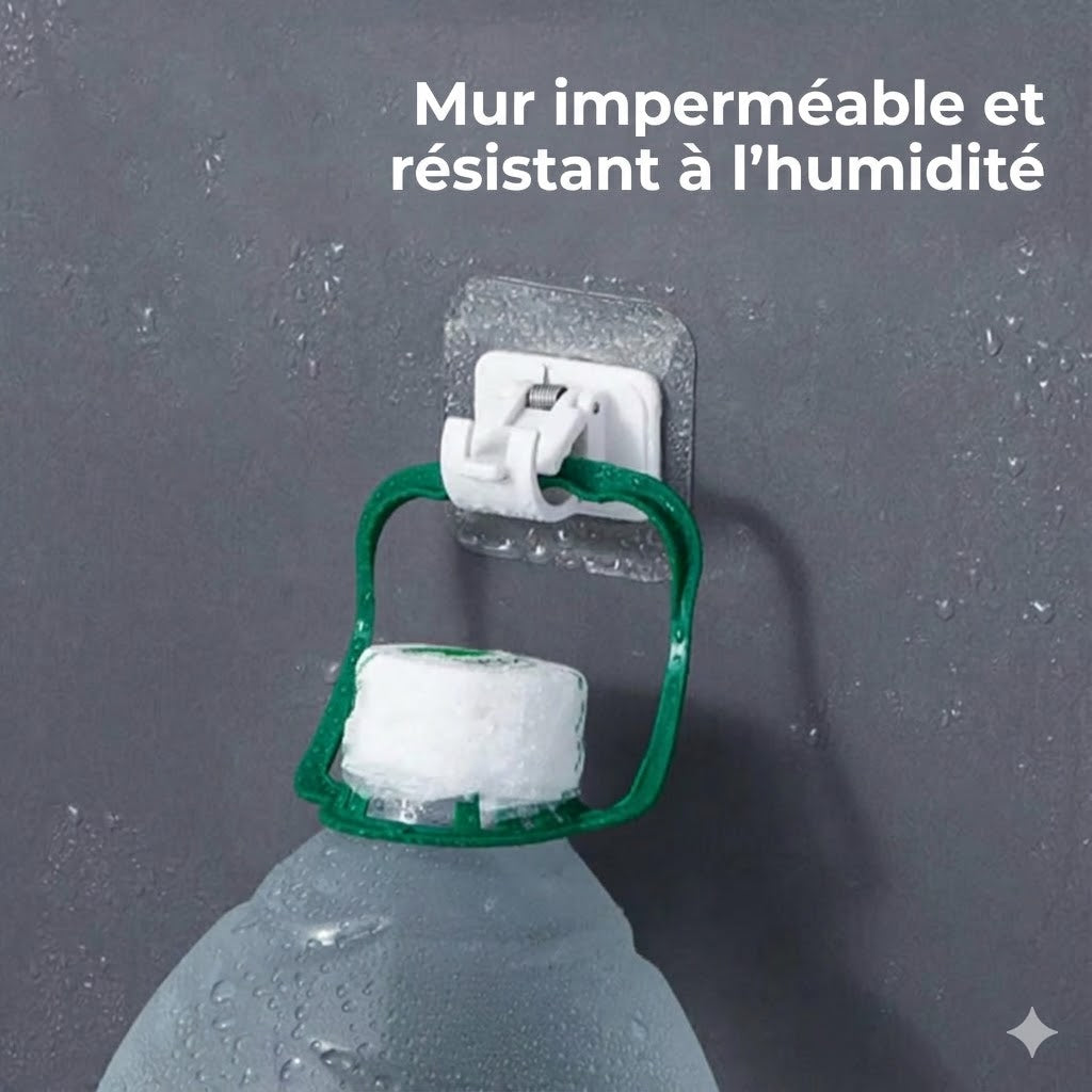 Supports de tringle à rideaux réglables sans clous (Lot de 2)