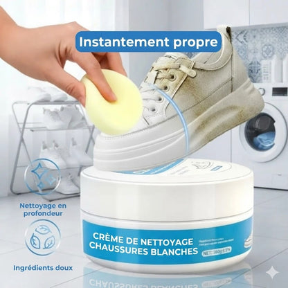 Crème de restauration pour chaussures blanches