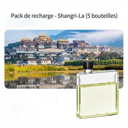 Diffuseur d'Aromathérapie Sans Fil – Rechargeable par USB – Nébuliseur avec Éclairage LED