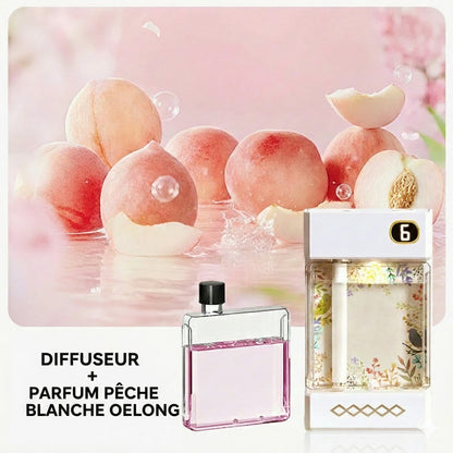 Diffuseur d'Aromathérapie Sans Fil – Rechargeable par USB – Nébuliseur avec Éclairage LED