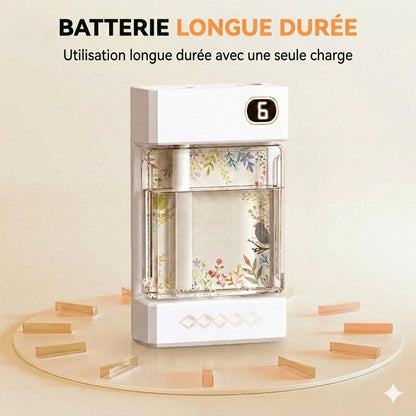 Diffuseur d'Aromathérapie Sans Fil – Rechargeable par USB – Nébuliseur avec Éclairage LED