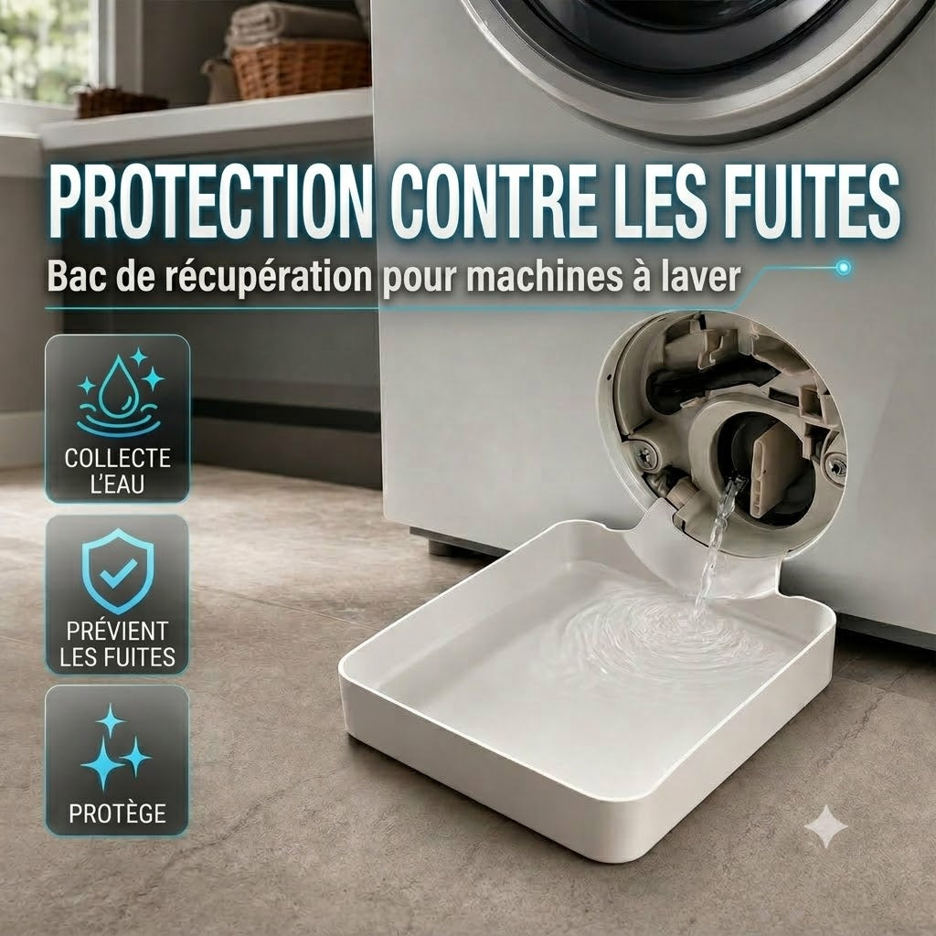 Bac de récupération pour lave-linge / Bac d'égouttement pour machine à laver