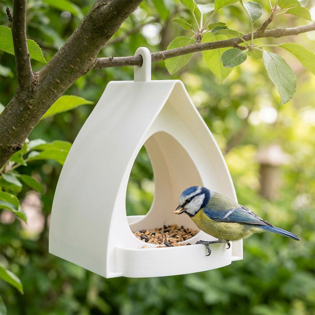 Mangeoire suspendue pour oiseaux – Grande capacité, idéale pour le jardin et le balcon
